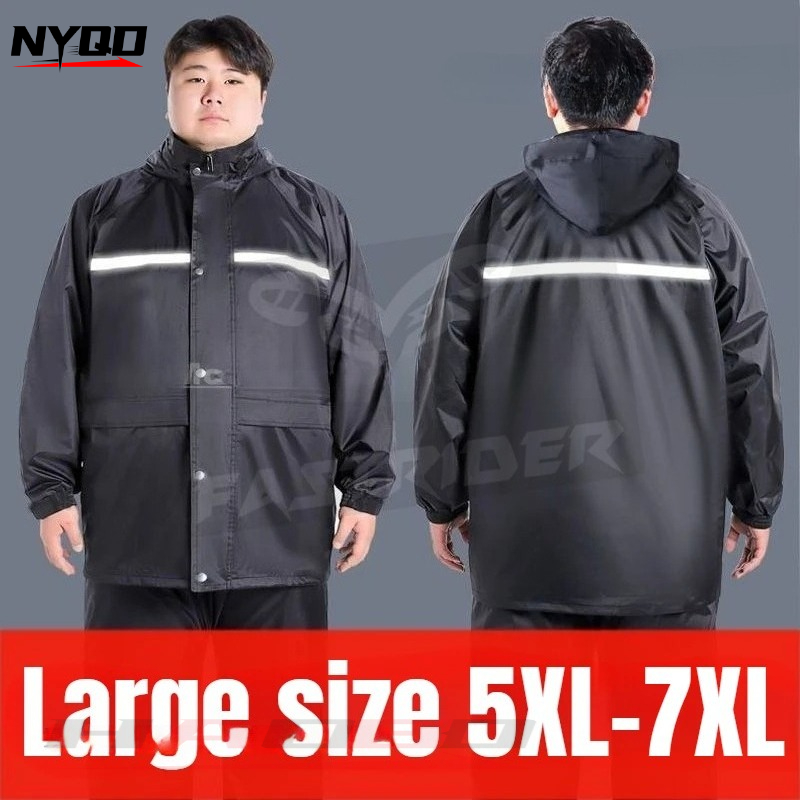Motorcycle Rain Suit - 5XL 6XL 7XL Motorcycle Riding Large