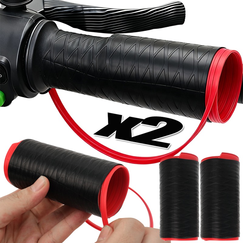 Motorcycle Gear Cover - Universal Motorcycle Silicone Handlebar Sleeve Non-slip