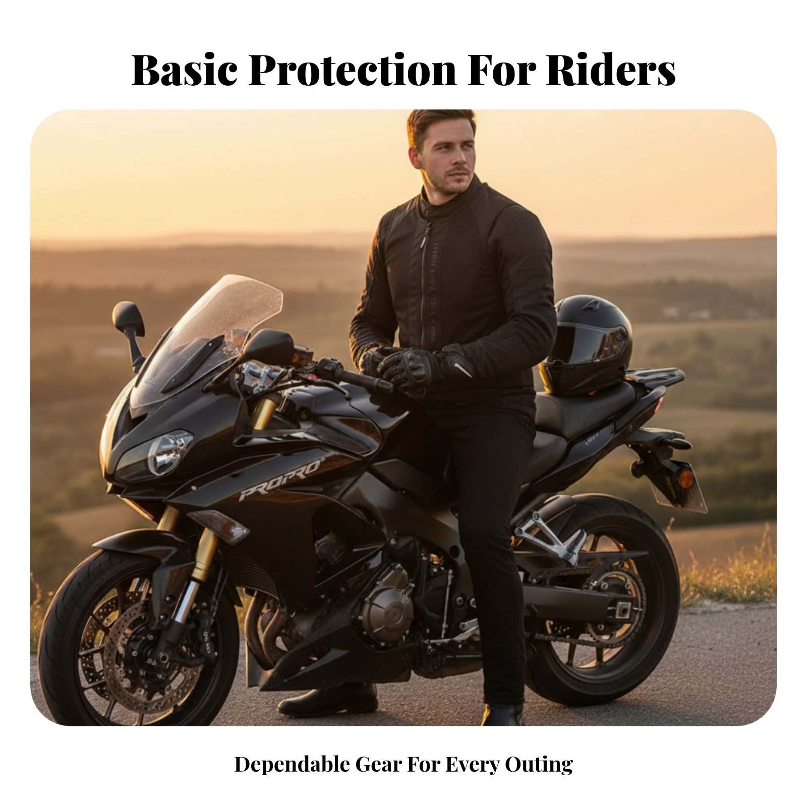 Motorcycle Gear Cycle - Adult Protective Gear Vest, Skiing, Cycling,