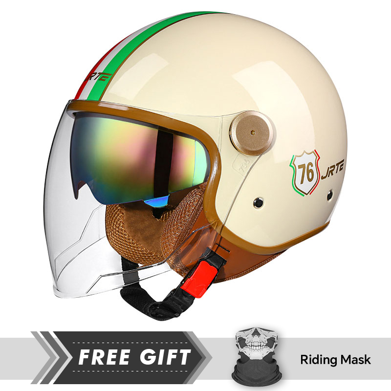 Motorcycle Gear Store - Men Women Open Face Motorcycle Helmet