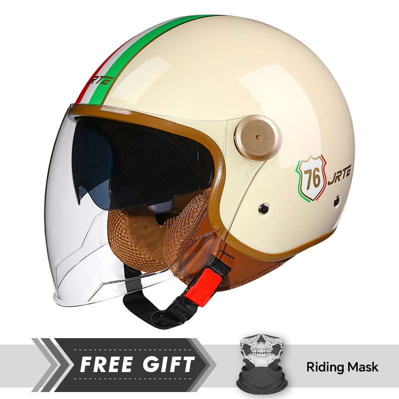 Motorcycle Gear Store - DOT Approved Daul Lens Open Face
