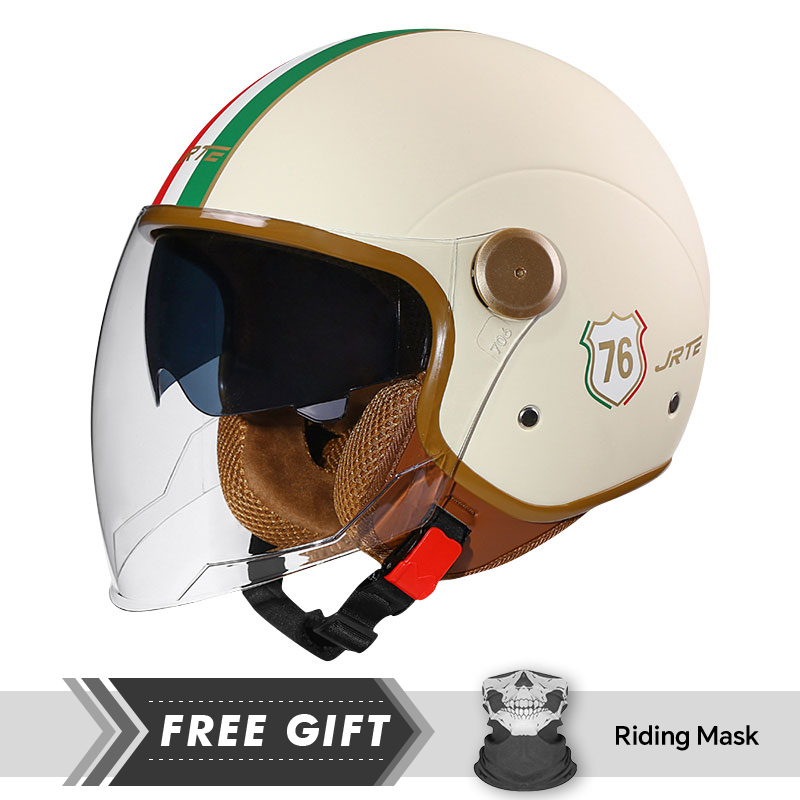 DOT ECE Approved Retro 3/4 Ope - Motorcycle Gear Store のレビューと価格