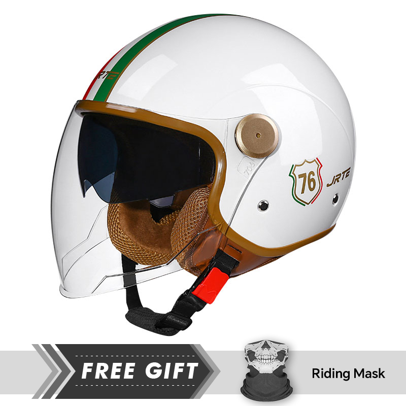 DOT ECE Approved Retro 3/4 Ope - Motorcycle Gear Store のレビューと価格