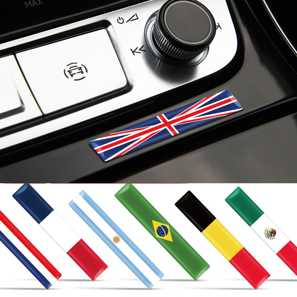 4pcs 3D Epoxy Flag Badge Auto  - Motorcycle Gear Outlet のレビューと価格