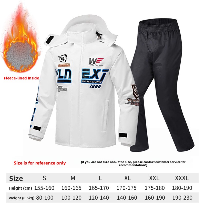 Men's Motorcycle Raincoat Suit - Motorcycle Gear Full Suit のレビューと価格