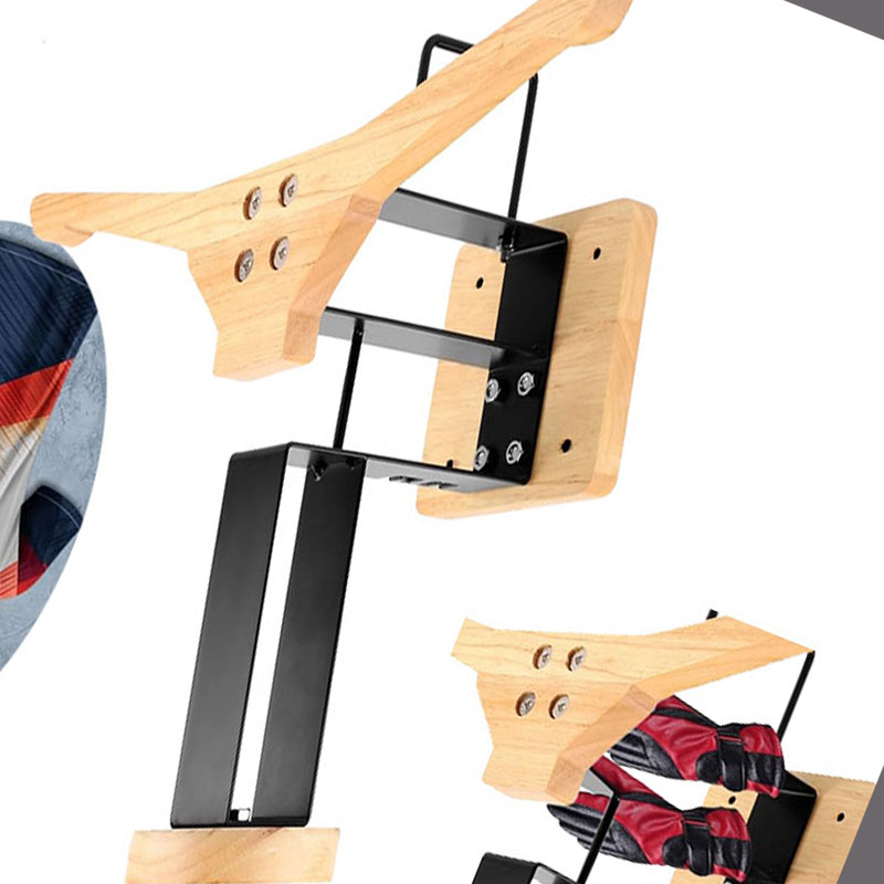 Wood Motorcycle Helmet Holder  - Motorcycle Gear Hanger のレビューと価格