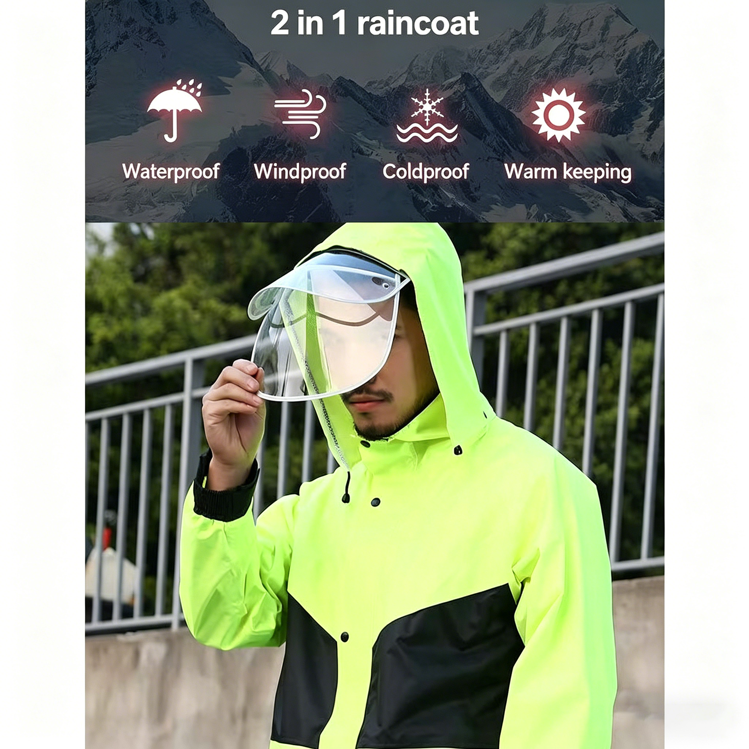Motorcycle Raincoat Suits Men  - Motorcycle Rain Suit のレビューと価格