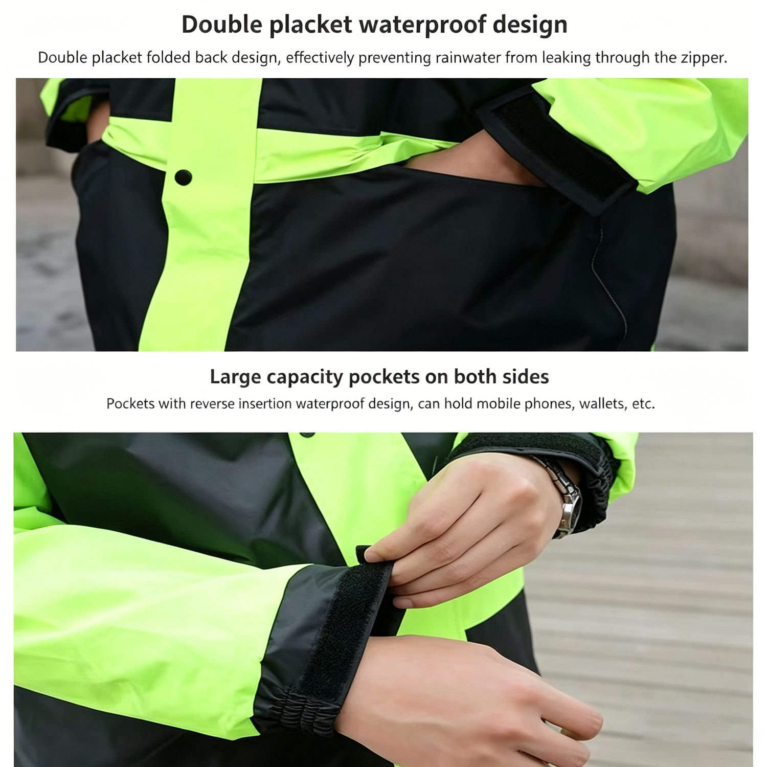 Motorcycle Raincoat Suits Men  - Motorcycle Rain Suit のレビューと価格