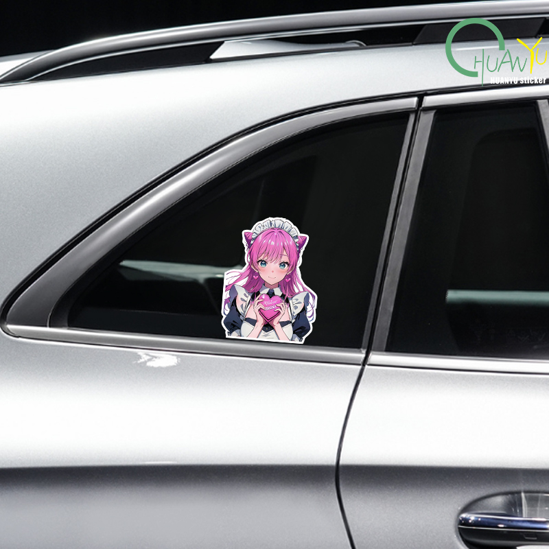 JDM Cute Girl Anime Car Sticke - Motorcycle Gear Outlet のレビューと価格