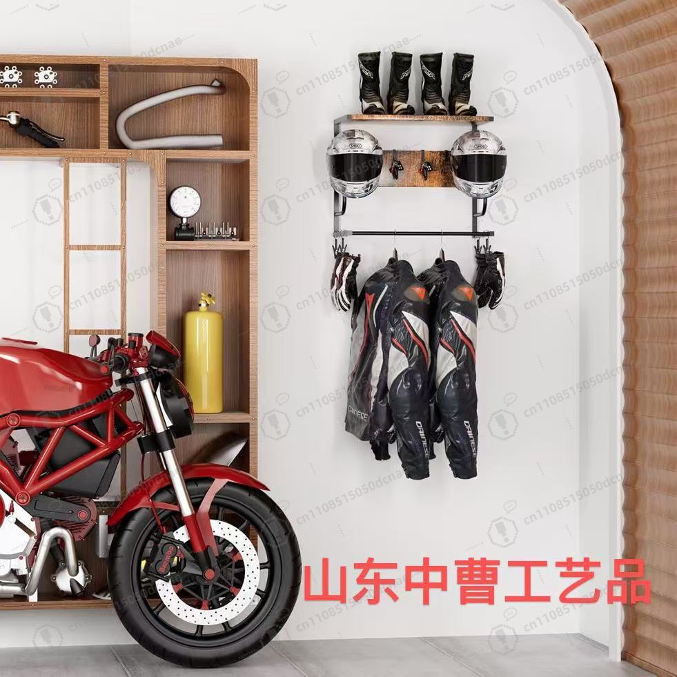 Helmet display rack Wall-mount - Motorcycle Gear Hanger のレビューと価格