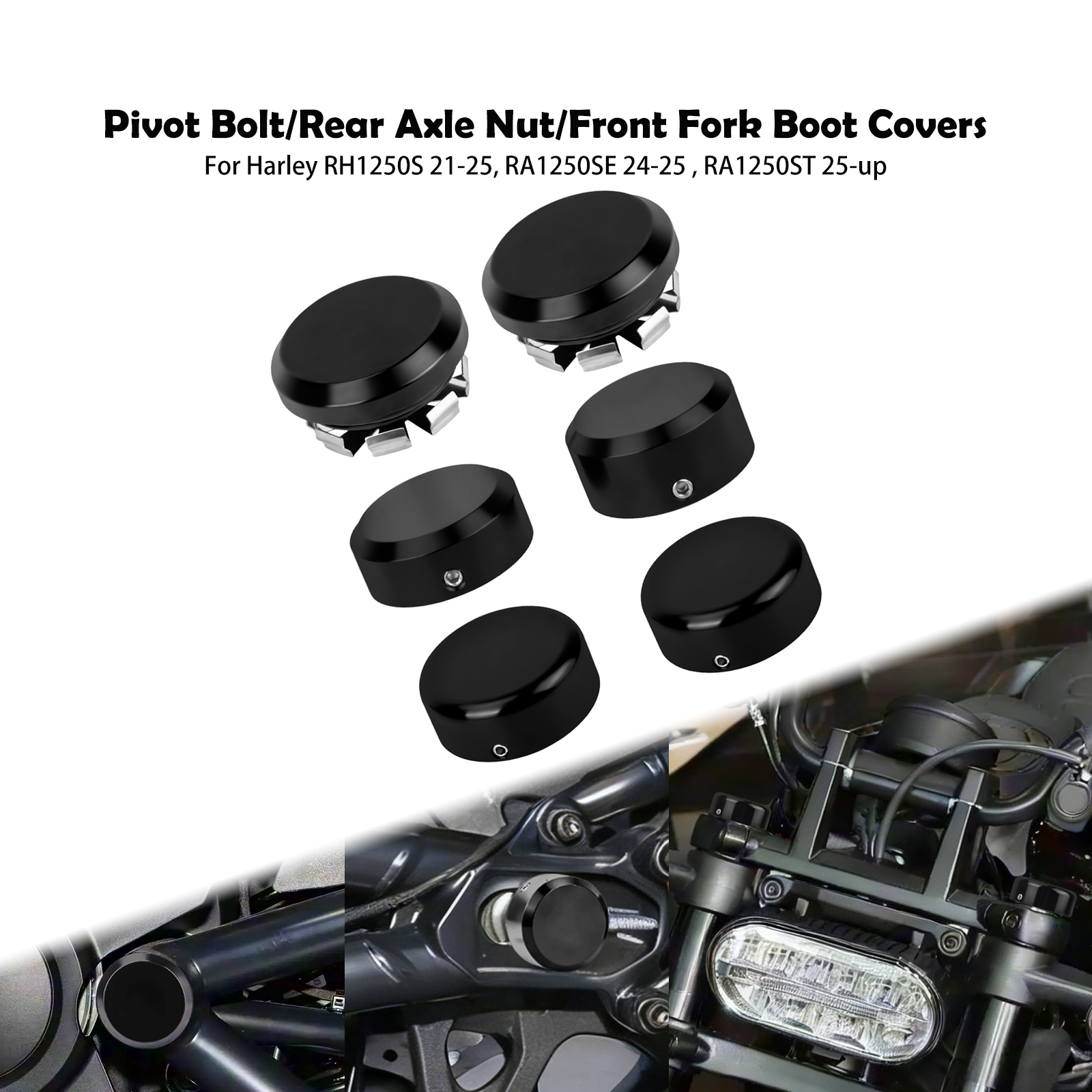 Motorcycle Rear Axle Nut Cover - Motorcycle Gear Boots のレビューと価格
