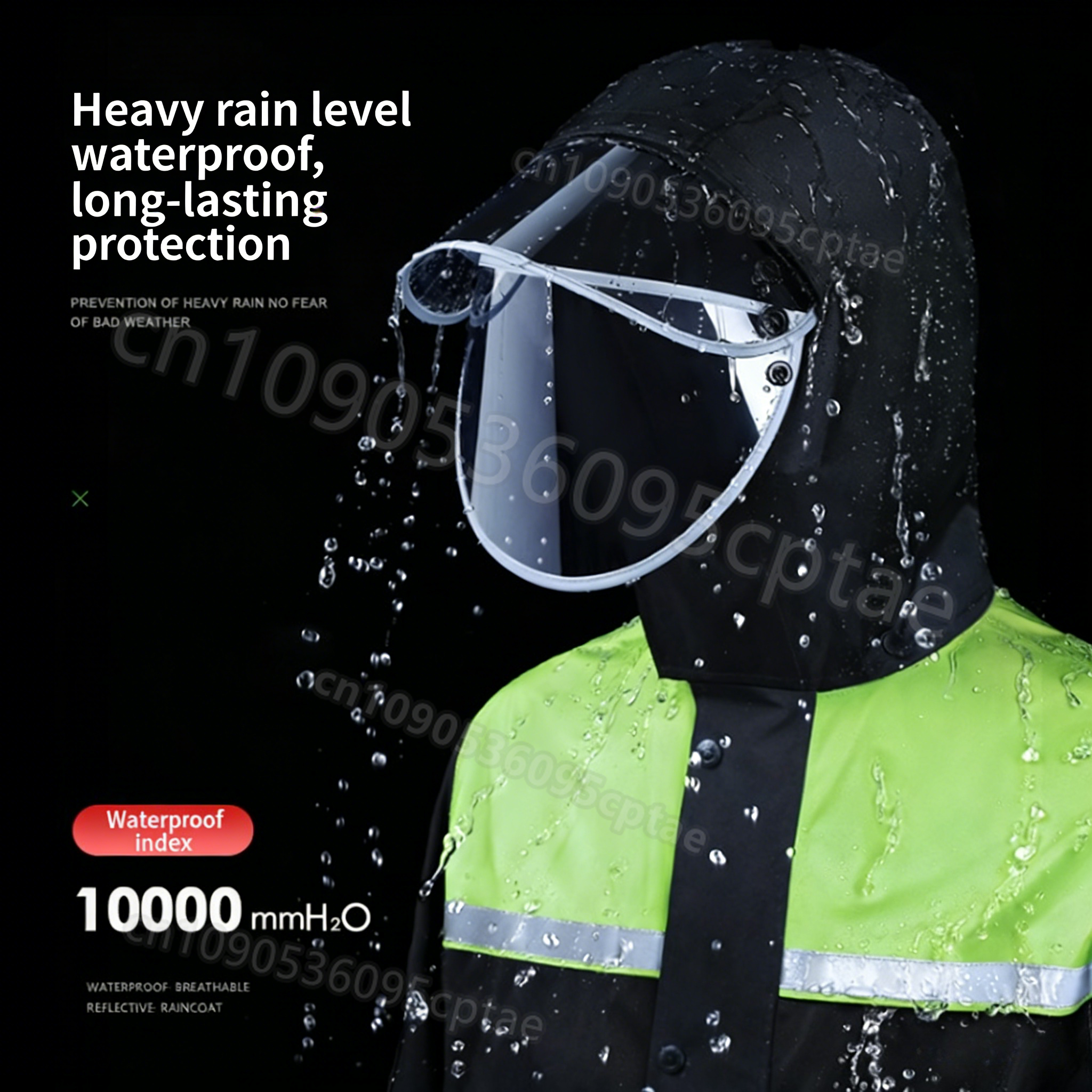 Raincoat  Rain Pants Suit Men' - Motorcycle Rain Suit のレビューと価格