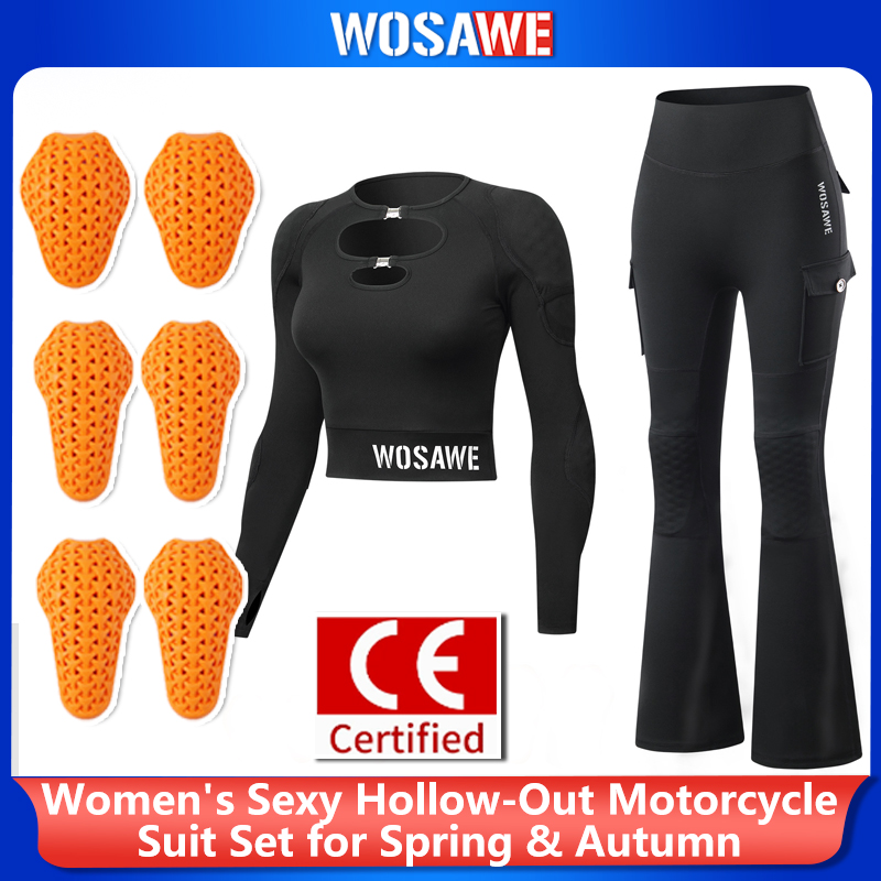 WOSAWE Women Motorcycle Jacket - Motorcycle Gear Full Suit のレビューと価格
