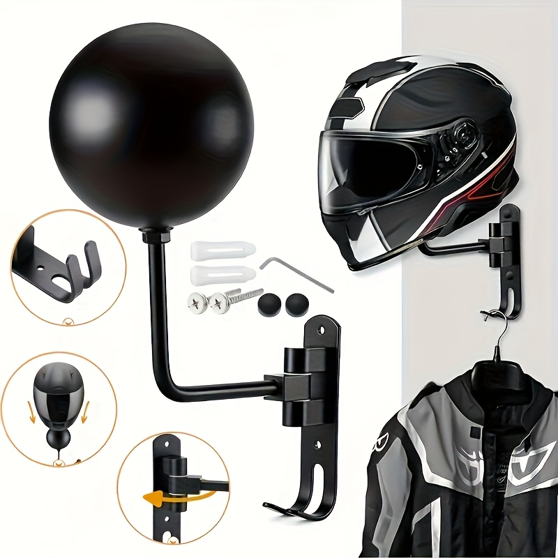 Motorcycle Helmet Holder Swive - Motorcycle Gear Hanger のレビューと価格