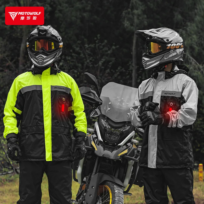 Motowolf Motorcycle Rain Coat  - Motorcycle Rain Suit のレビューと価格