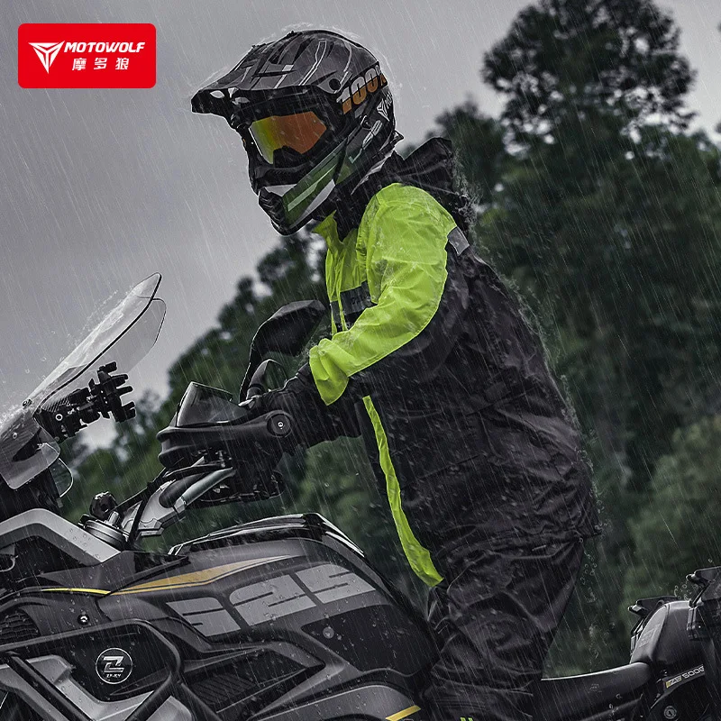 Motowolf Motorcycle Rain Coat  - Motorcycle Rain Suit のレビューと価格