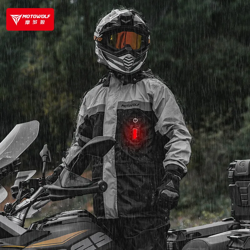 Motowolf Motorcycle Rain Coat  - Motorcycle Rain Suit のレビューと価格