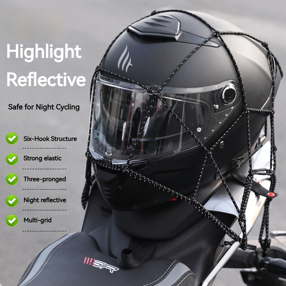 6 Hooks Luggage Net Protective - Motorcycle Gear Hanger のレビューと価格