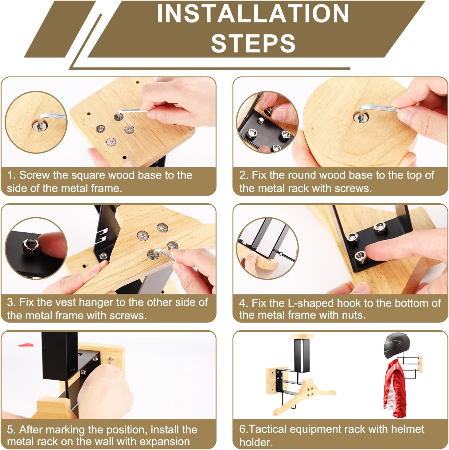 ​Motorcycle Helmet Holder Wall - Motorcycle Gear Hanger のレビューと価格