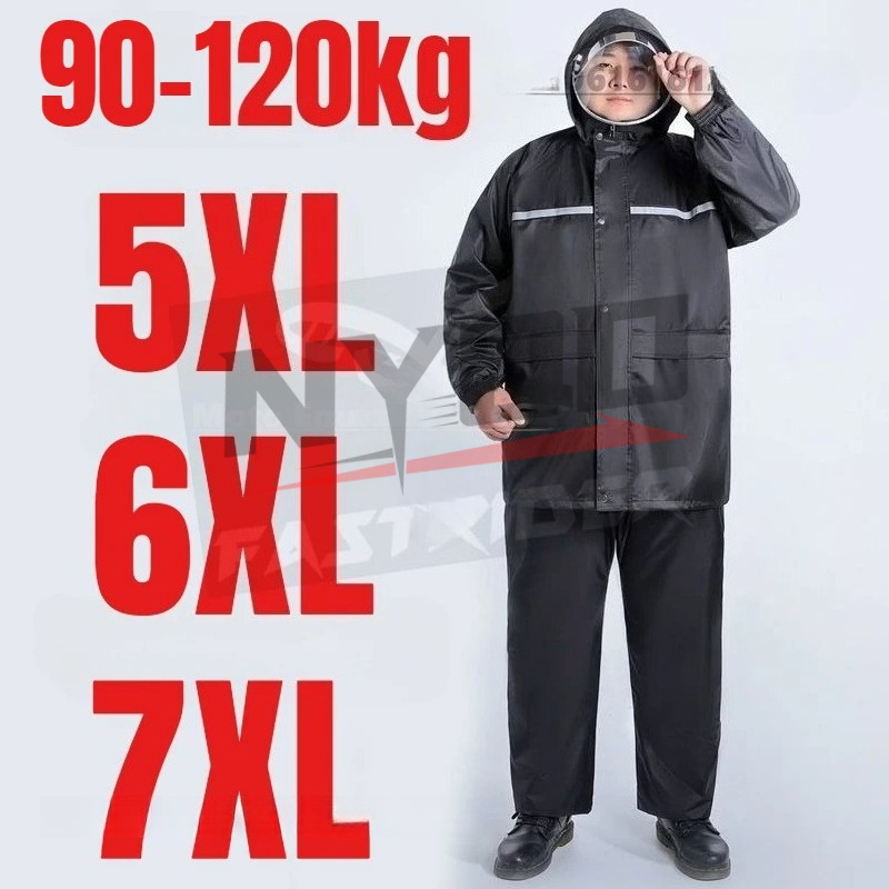 5XL 6XL 7XL Motorcycle Riding  - Motorcycle Rain Suit のレビューと価格