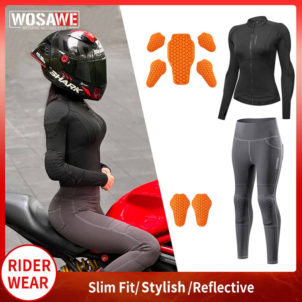 WOSAWE Women Motorcycle Jacket - Motorcycle Gear Full Suit のレビューと価格