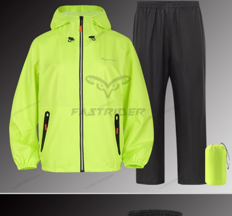 Suit For Summer Unisex Motorcy - Motorcycle Rain Suit のレビューと価格