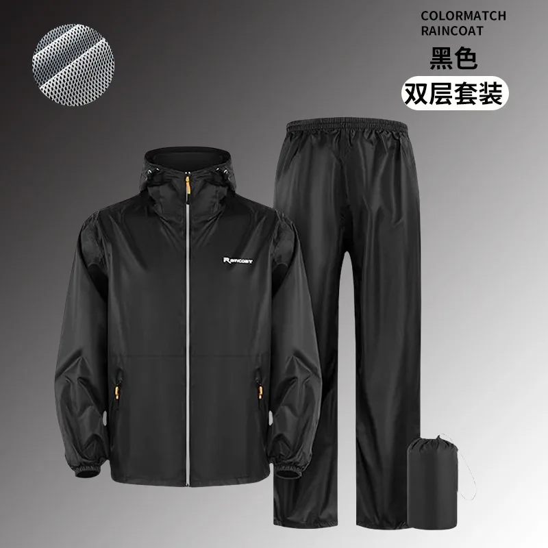 Suit For Summer Unisex Motorcy - Motorcycle Rain Suit のレビューと価格