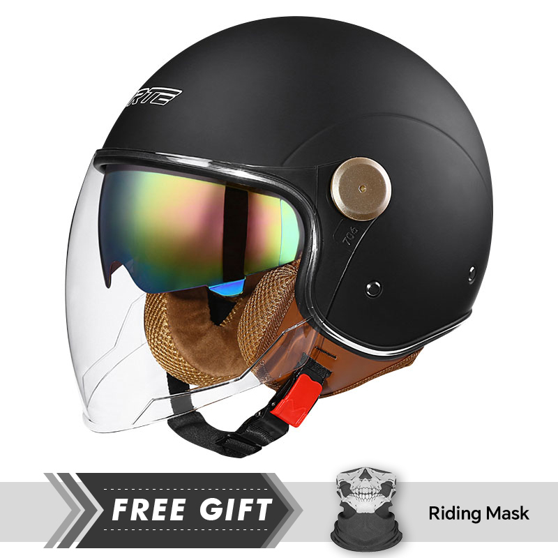 Matte Black Double Lens Open F - Motorcycle Gear Store のレビューと価格