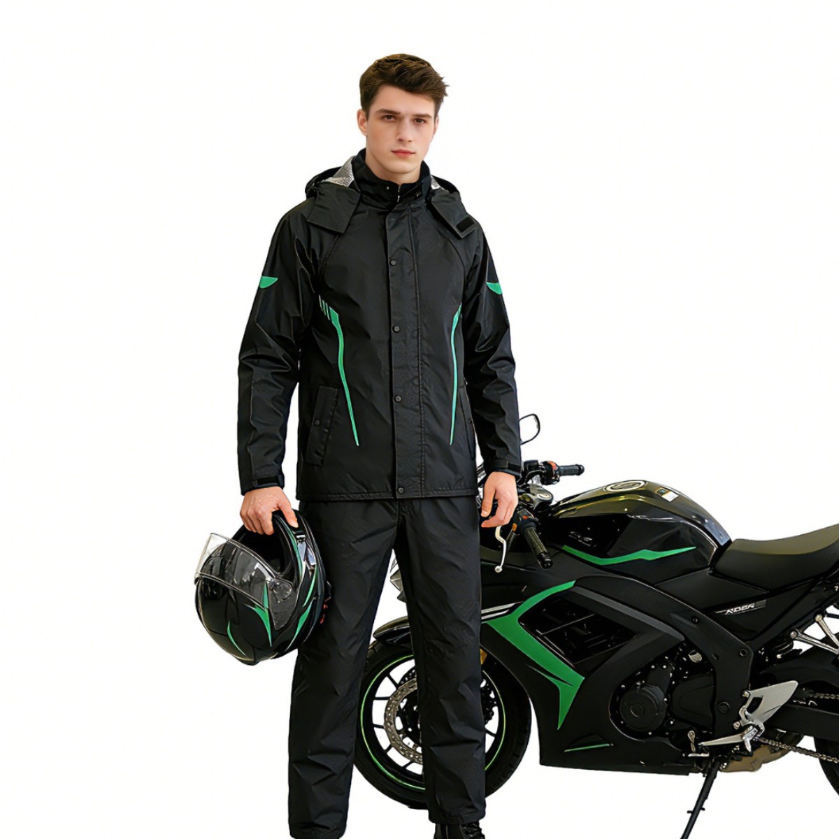Split Waterproof Rain Suit for - Motorcycle Gear Full Suit のレビューと価格