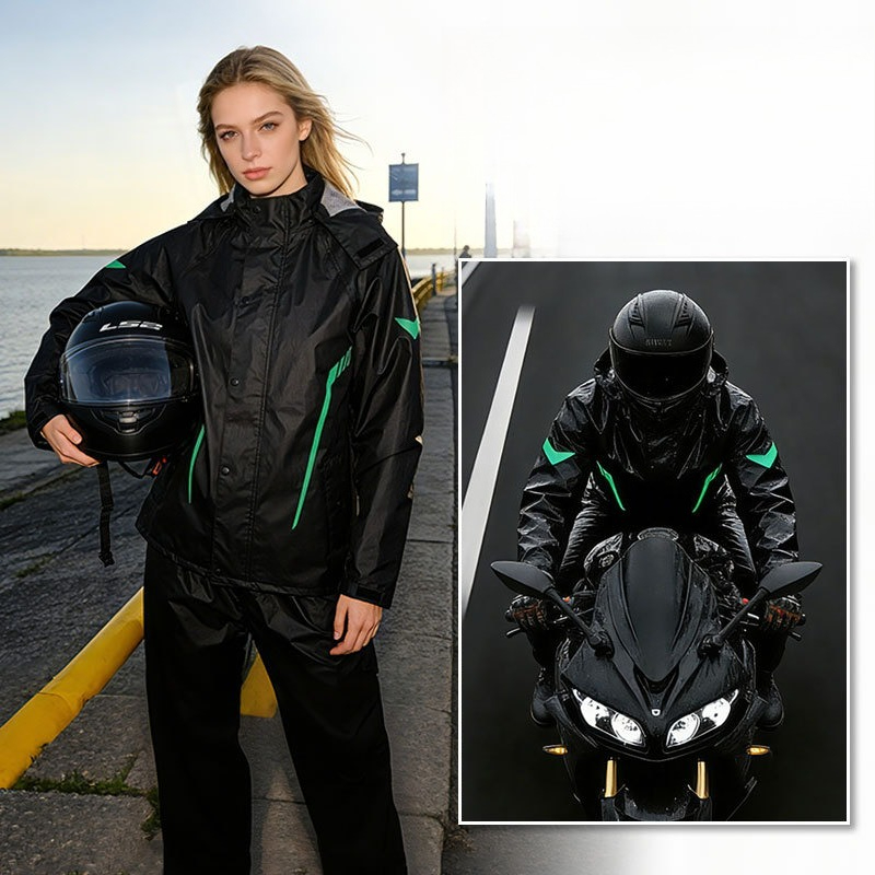 Split Waterproof Rain Suit for - Motorcycle Gear Full Suit のレビューと価格