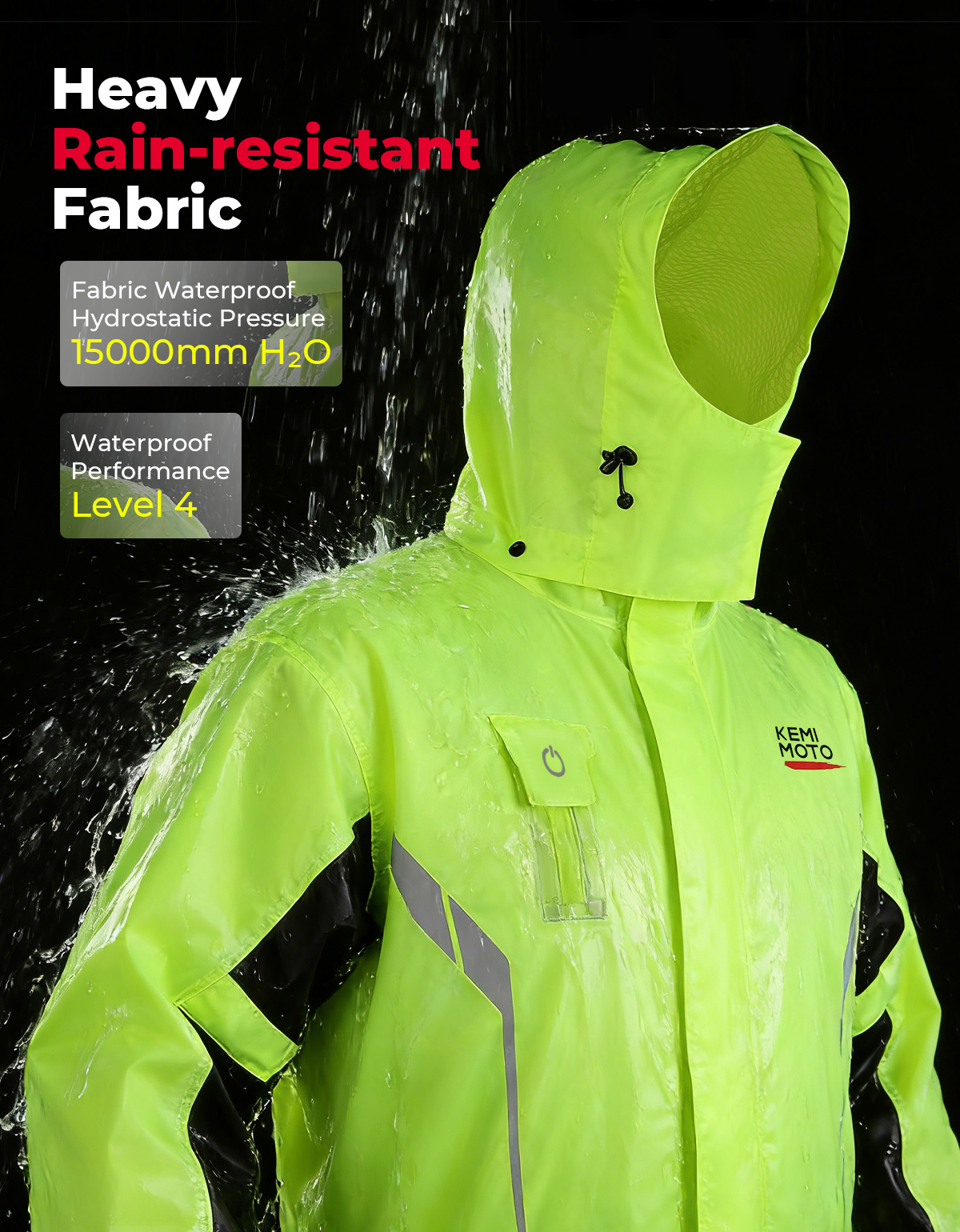 KEMIMOTO Unisex Waterproof Rai - Motorcycle Gear Cycle のレビューと価格