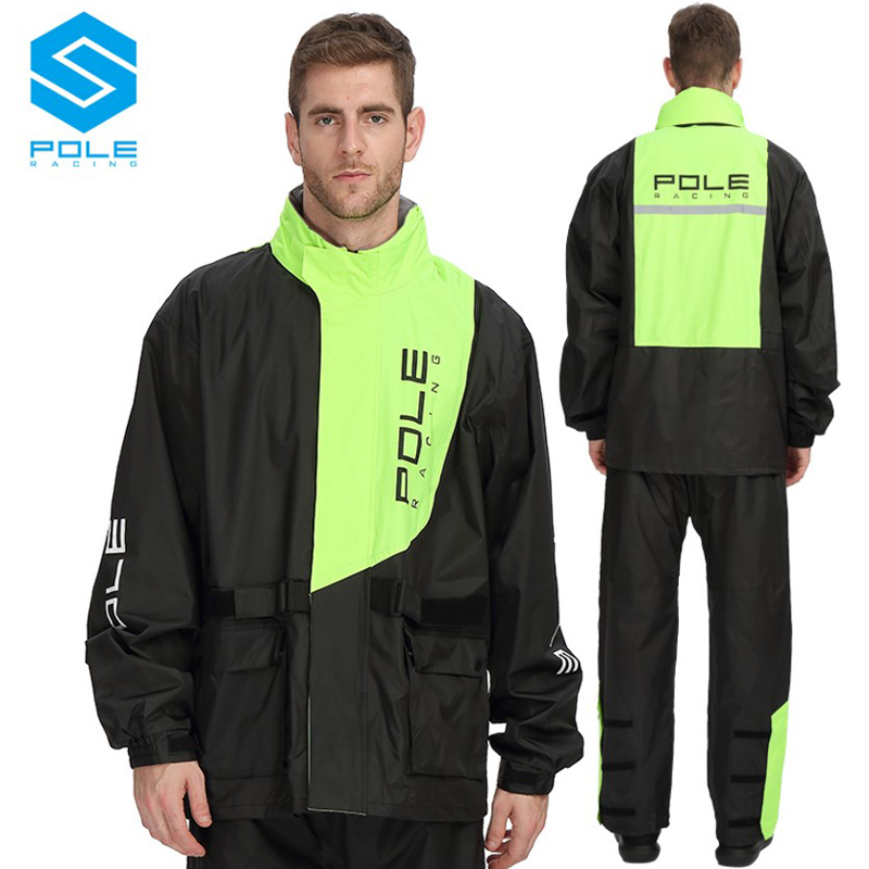 POLE Motorcycle Raincoat Breat - Motorcycle Rain Suit のレビューと価格
