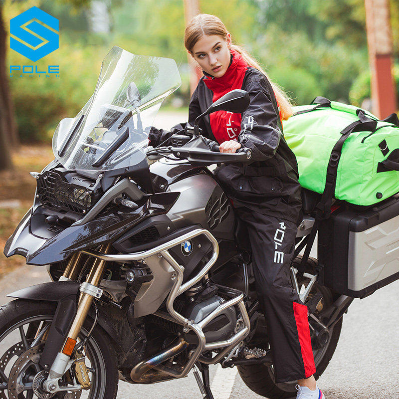 POLE Motorcycle Raincoat Breat - Motorcycle Rain Suit のレビューと価格