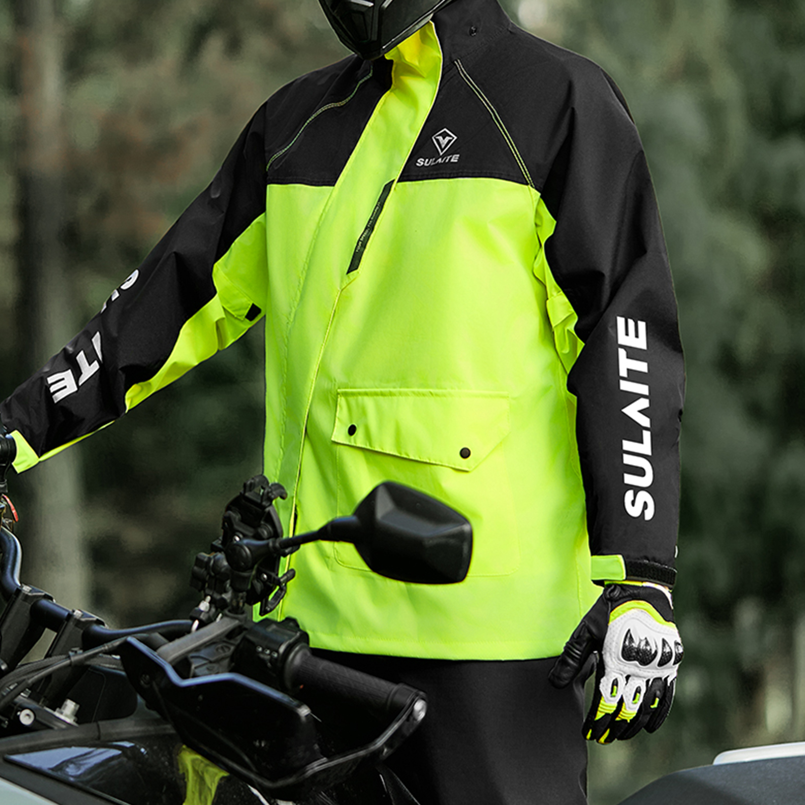 Motorcycle Rain Suit for Men & - Motorcycle Gear Cycle のレビューと価格