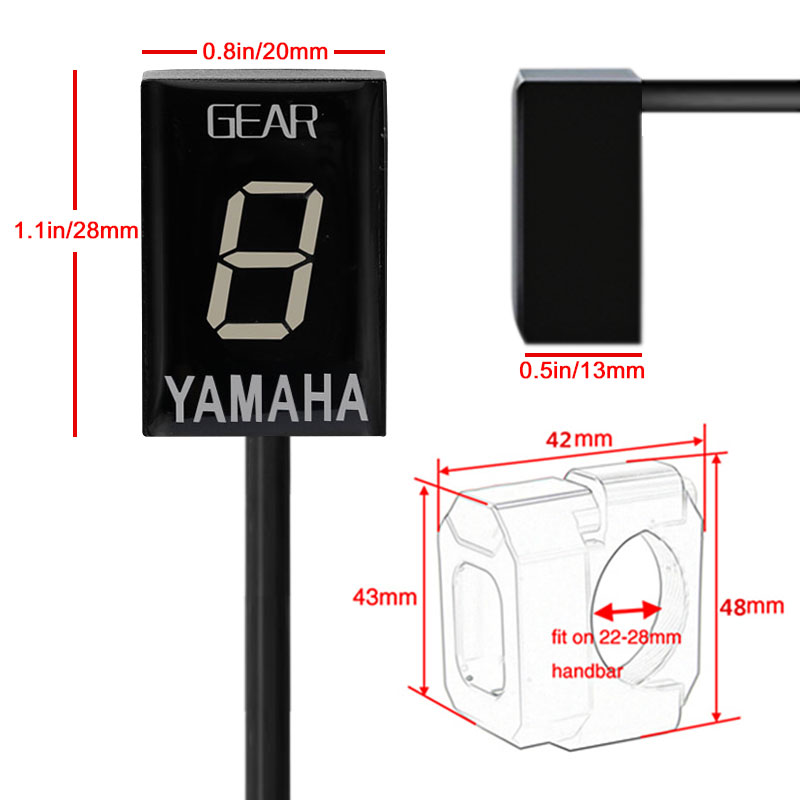 Gear indicator for yamaha xjr  - Motorcycle Gear Levels のレビューと価格