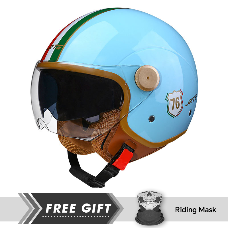Double Lens Open Face Motorcyc - Motorcycle Gear Store のレビューと価格