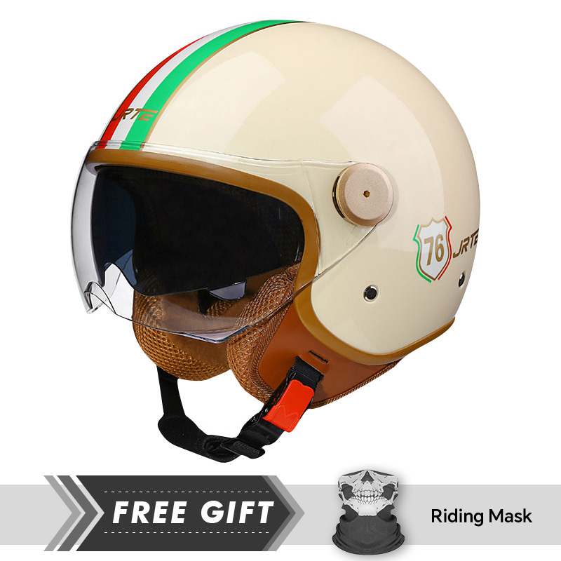 Double Lens Open Face Motorcyc - Motorcycle Gear Store のレビューと価格