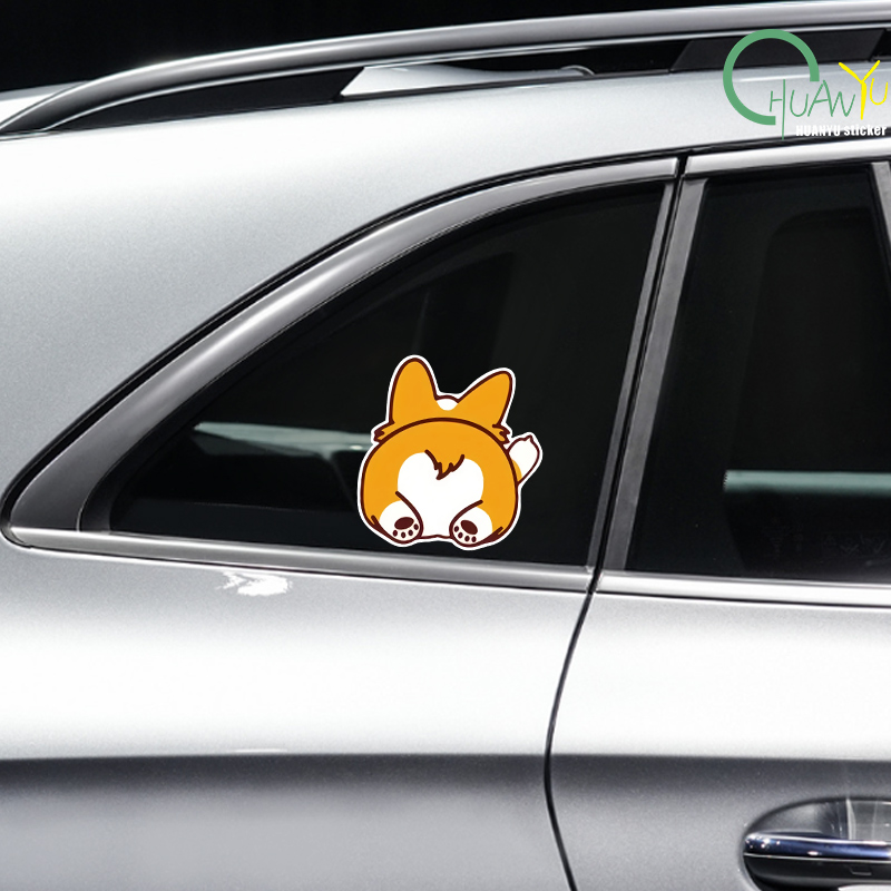 Car Cartoon Car Sticker Corgi  - Motorcycle Gear Outlet のレビューと価格