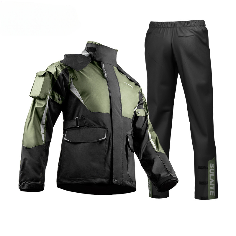 Men Women Waterproof Motorcycl - Motorcycle Rain Suit のレビューと価格