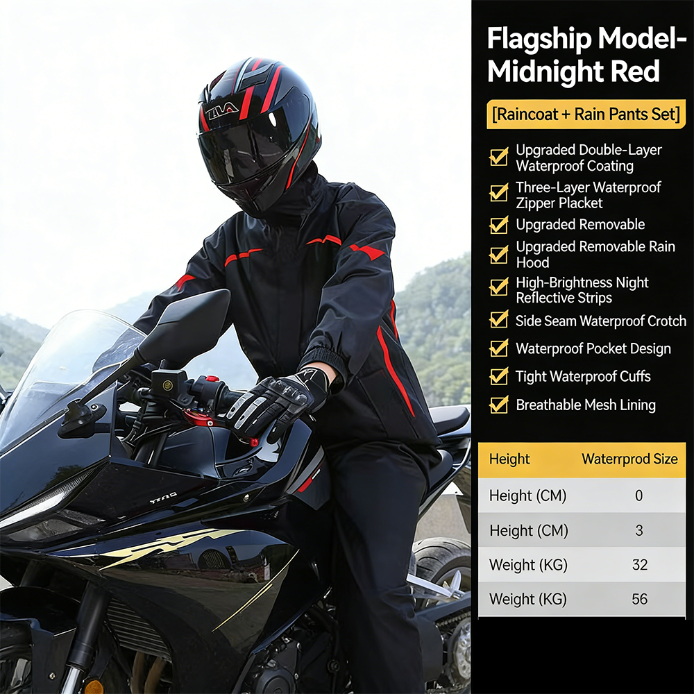 Motorcycle Rain Suit Men Women - Motorcycle Rain Suit のレビューと価格