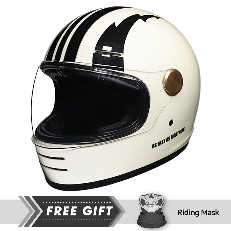 Men Women Leather Full Face Mo - Motorcycle Gear Store のレビューと価格