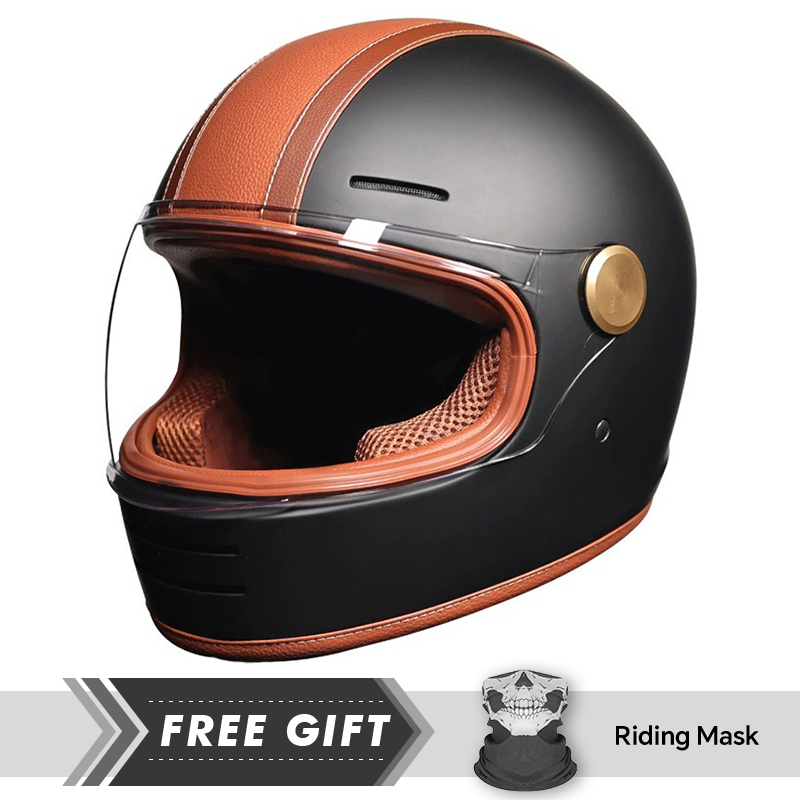 Men Women Leather Full Face Mo - Motorcycle Gear Store のレビューと価格