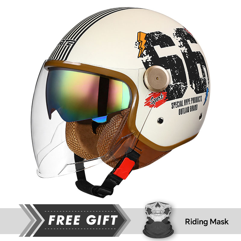 Men Women Open Face Motorcycle - Motorcycle Gear Store のレビューと価格