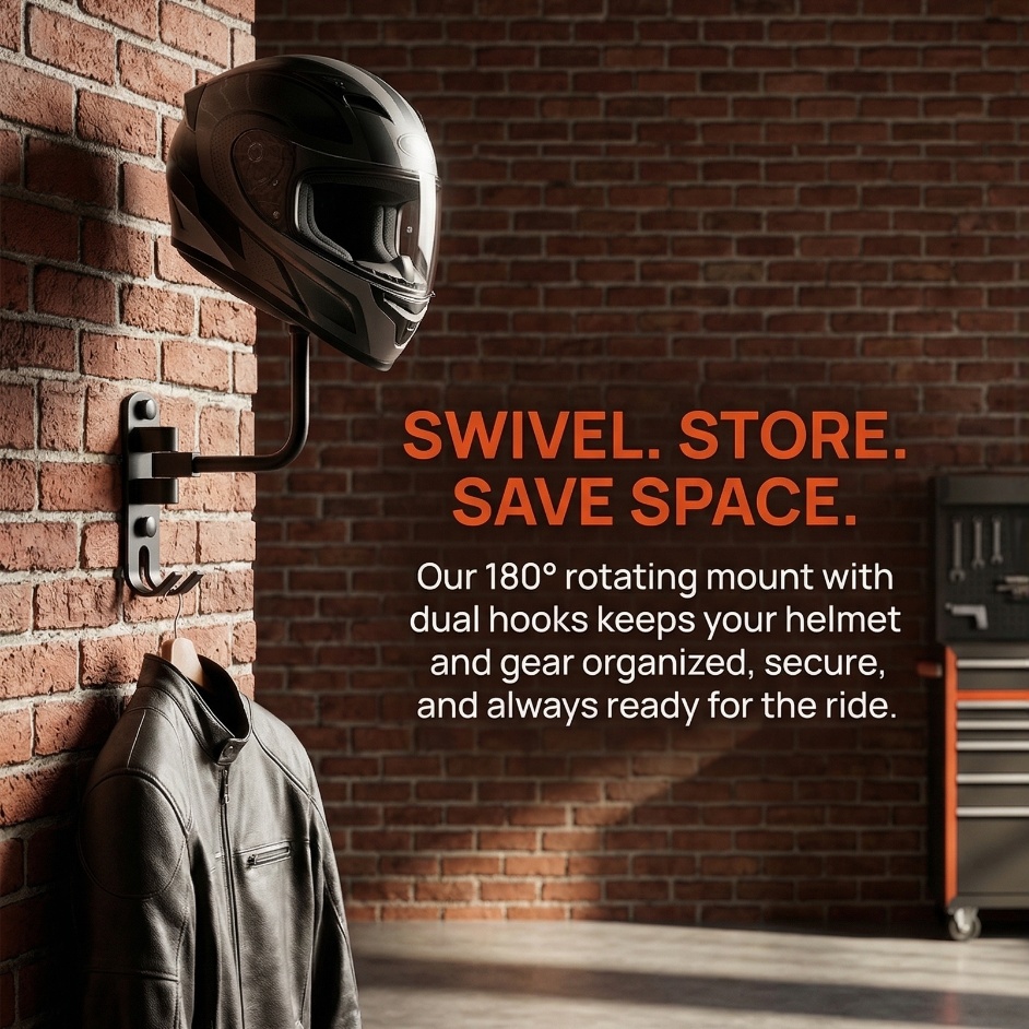 Premium Aluminum Alloy Stainle - Motorcycle Gear Hanger のレビューと価格